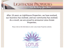 Tablet Screenshot of lighthousepropertiesla.com
